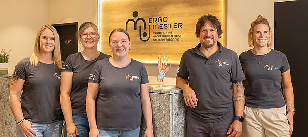 Gruppenbild Team Ergotherapie Mester
